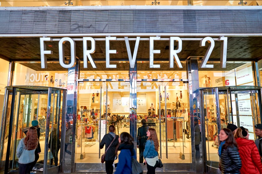 Forever 21 once operated about 800 stores in more than 40 countries. It isn't clear how many will remain open.