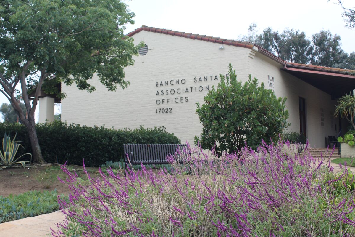 The Rancho Santa Fe Association will hold its election in May.