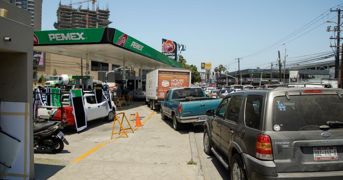 Lifted the blockade which led to supply problems at several gas stations in Tijuana, announces the governor of Baja