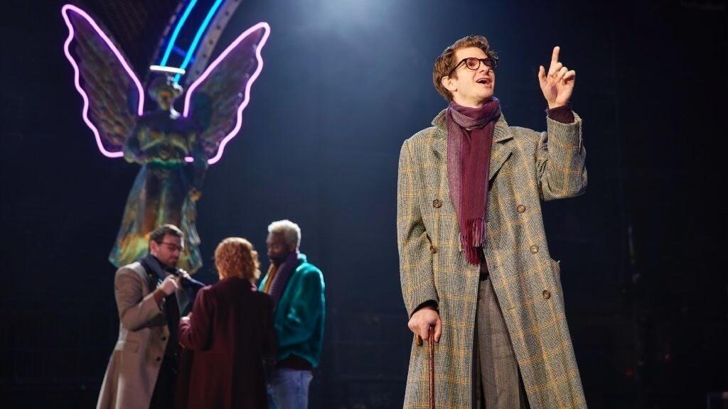 Andrew Garfield in "Angels in America" on Broadway.