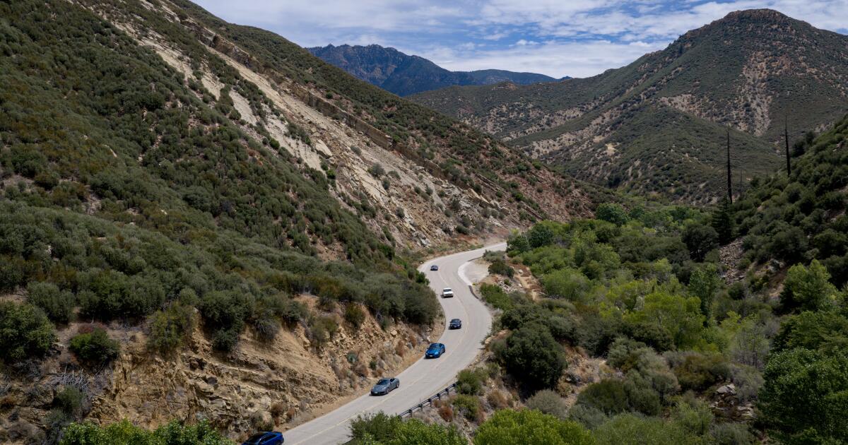 Cruise California 33,典型的南加州驾驶路线。