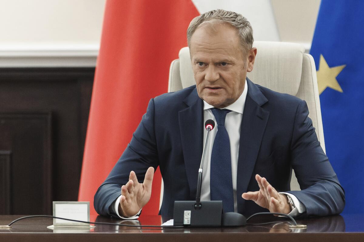 Russian Drone Incursions Prompt Polish PM to Warn of Threat to Europe