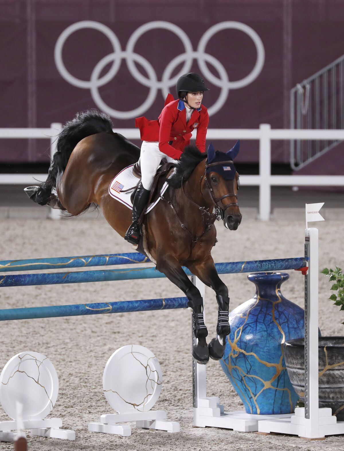 Jessica Springsteen makes her Olympic equestrian debut - Los Angeles Times
