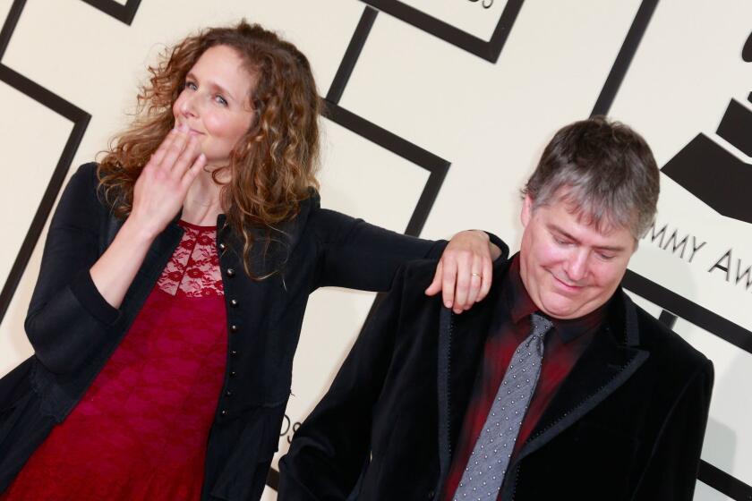 Abigail Washburn and Béla Fleck at the Grammy Awards in 2016.