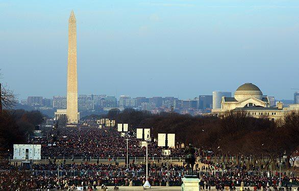The inauguration of Barack Obama