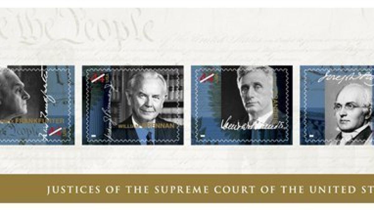 New stamps for 4 Supreme Court justices - The San Diego Union-Tribune