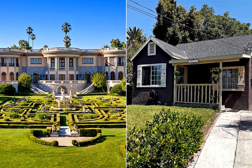 Left, a high of $39.8 million. Right, a low of $550,000.
