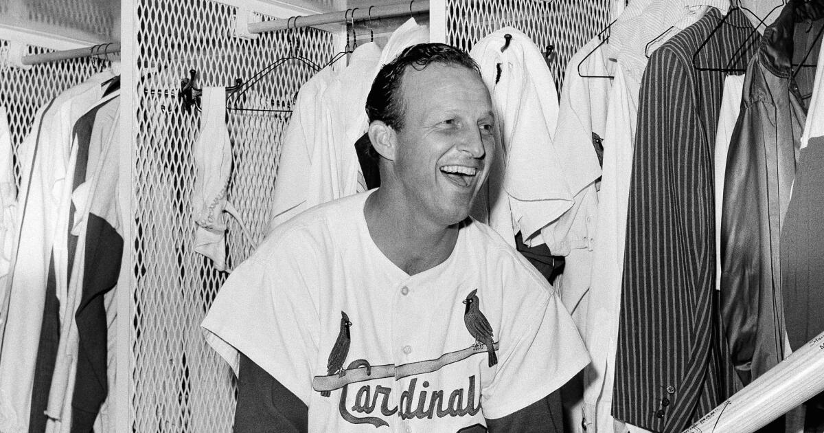 Stan Musial Strikes Out Three Times!