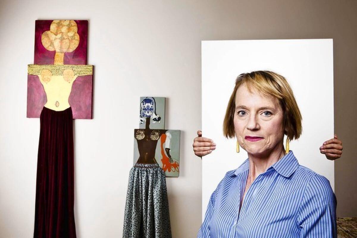 Artist Katherine Sherwood was 44 when a hemorrhage in her brain's left hemisphere paralyzed the right side of her body. After that, though, her artwork dramatically changed.