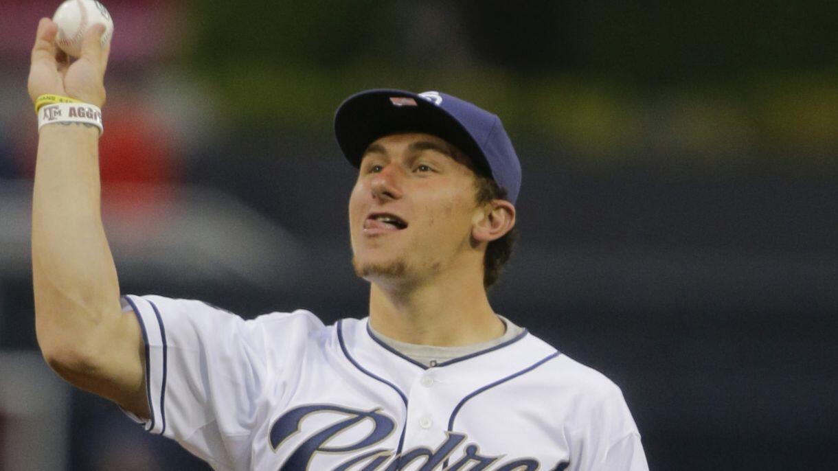 The San Diego Padres drafted Johnny Manziel