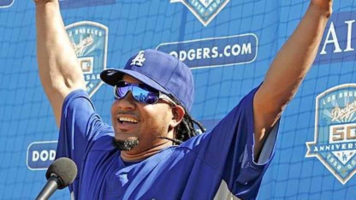 MLB, Shirts, Manny Ramirez Authentic Batting Practice Dodgers Jersey  Large