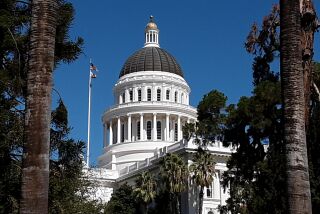 A view of the state Capitol building in Sacramento.