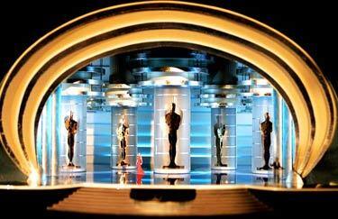 Backstage at the Academy Awards