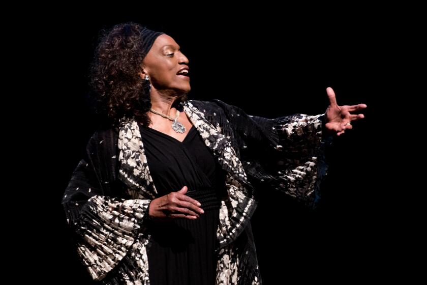 NEW YORK, NY - MAY 06: Singer Jessye Norman performs at the 2014 John Jay College of Criminal Justice Awards at Gerald W. Lynch Theatre on May 6, 2014 in New York City. (Photo by Noam Galai/Getty Images)