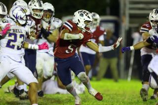 Sophomore Ceasar Reyes of Garfield rushed for 179 yards in a 21-13 win over Bell.