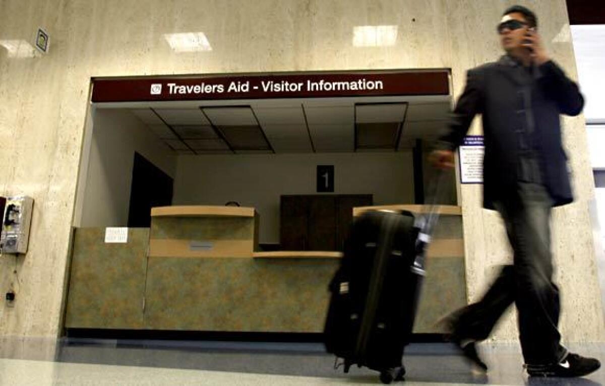 Travelers needing assistance at LAX may now have a tougher time finding it.