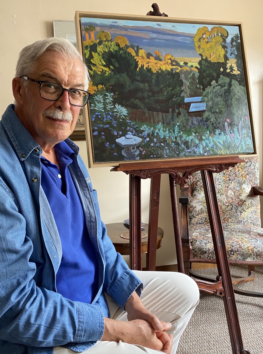 Artist Jeffrey Carr's exhibit of coastal landscape paintings will begin Wednesday, Nov. 17, in La Jolla.