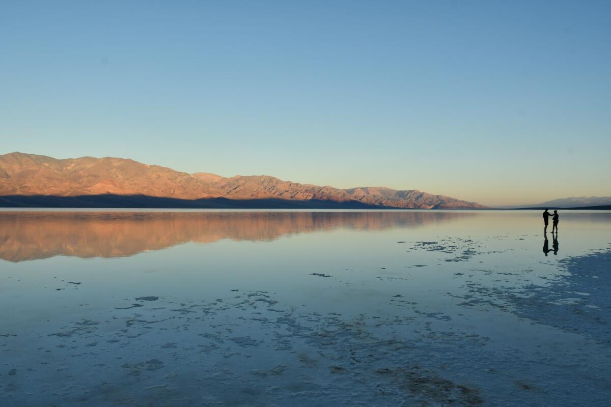 Badwater Basin, Death Valley National Park, in October.