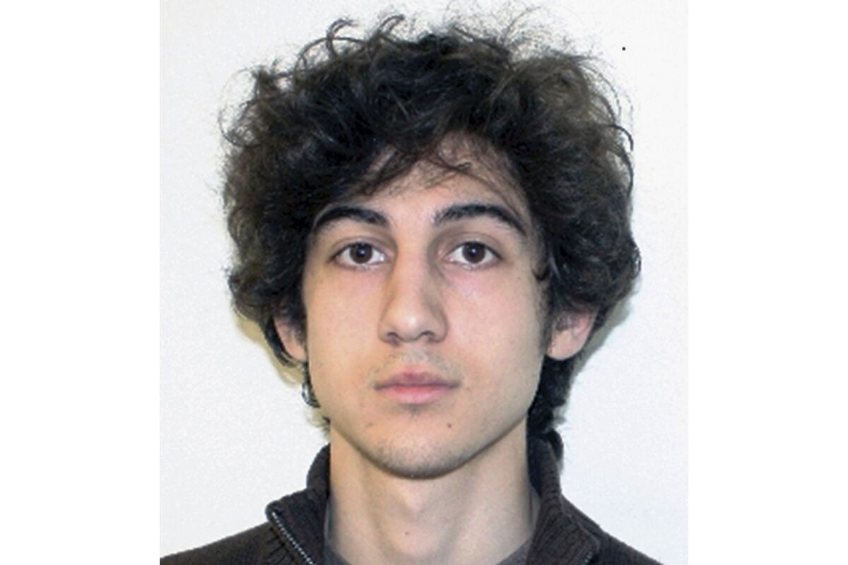 A mug shot of Dzhokhar Tsarnaev
