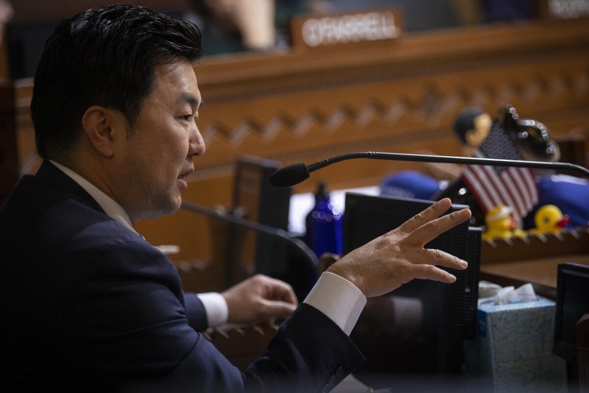 The homelessness crisis was a major issue in the district represented by Councilman David Ryu.