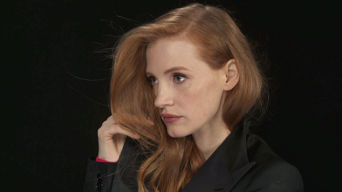 Jessica Chastain ("Molly's Game") was among the participants in The Envelope's annual Oscar round table series.