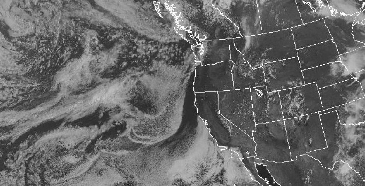 The marine layer will remain strong until Thursday