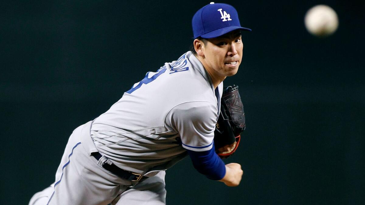 The Dodgers considered skipping starting pitcher Kenta Maeda on the current turn through the rotation, before deciding to stick with him.