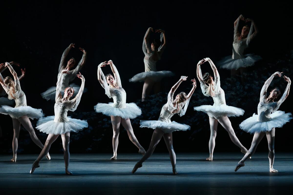 American Ballet Theatre performs "La Bayadére" at the Music Center's Dorothy Chandler Pavilion in 2018.