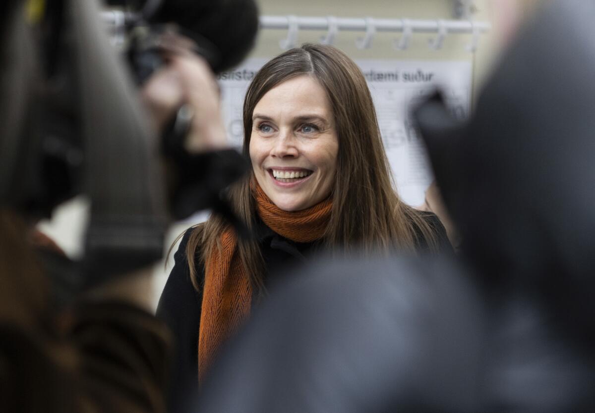 Iceland's Prime Minister Katrin Jakobsdottir