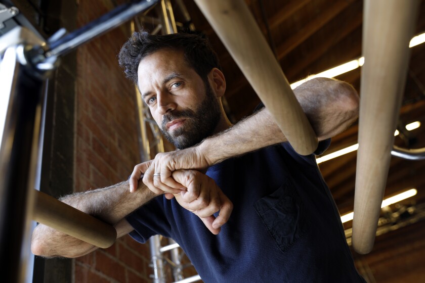 Choreographer Benjamin Millepied at the L.A. Dance Project studio.