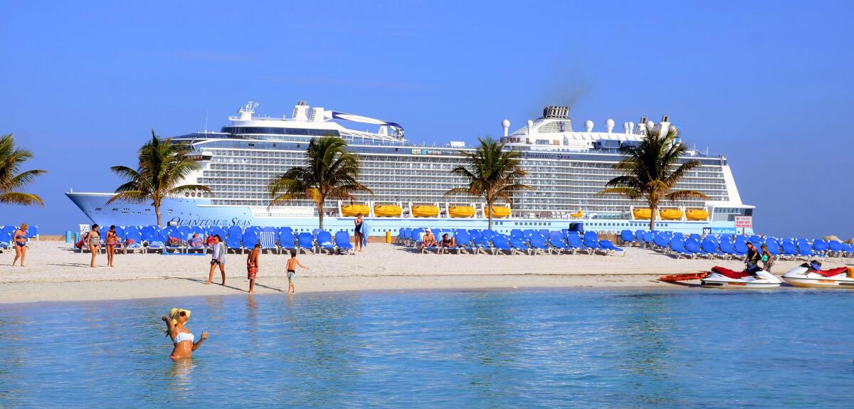 File photo of a cruise stop in the Bahamas at Coco Cay.