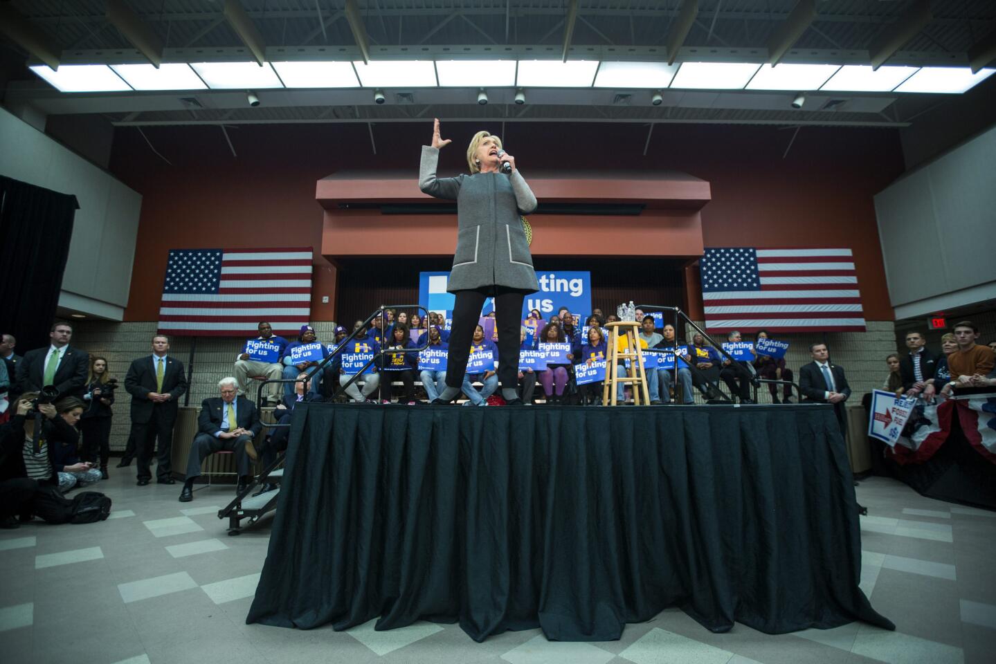 Clinton campaigns in Virginia