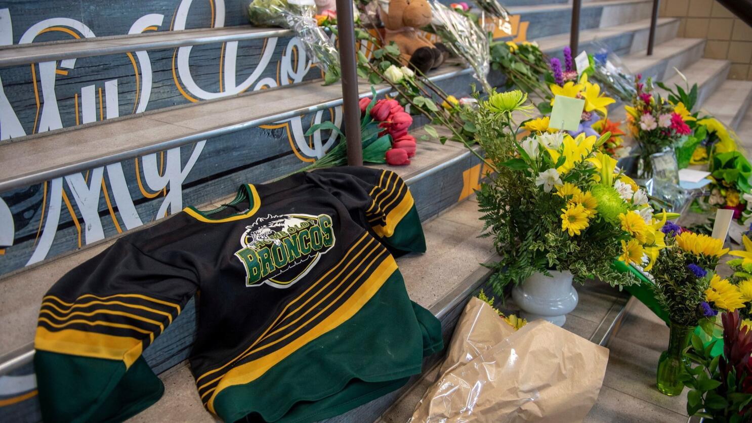 People all over Sask. sport jerseys in support of Humboldt Broncos