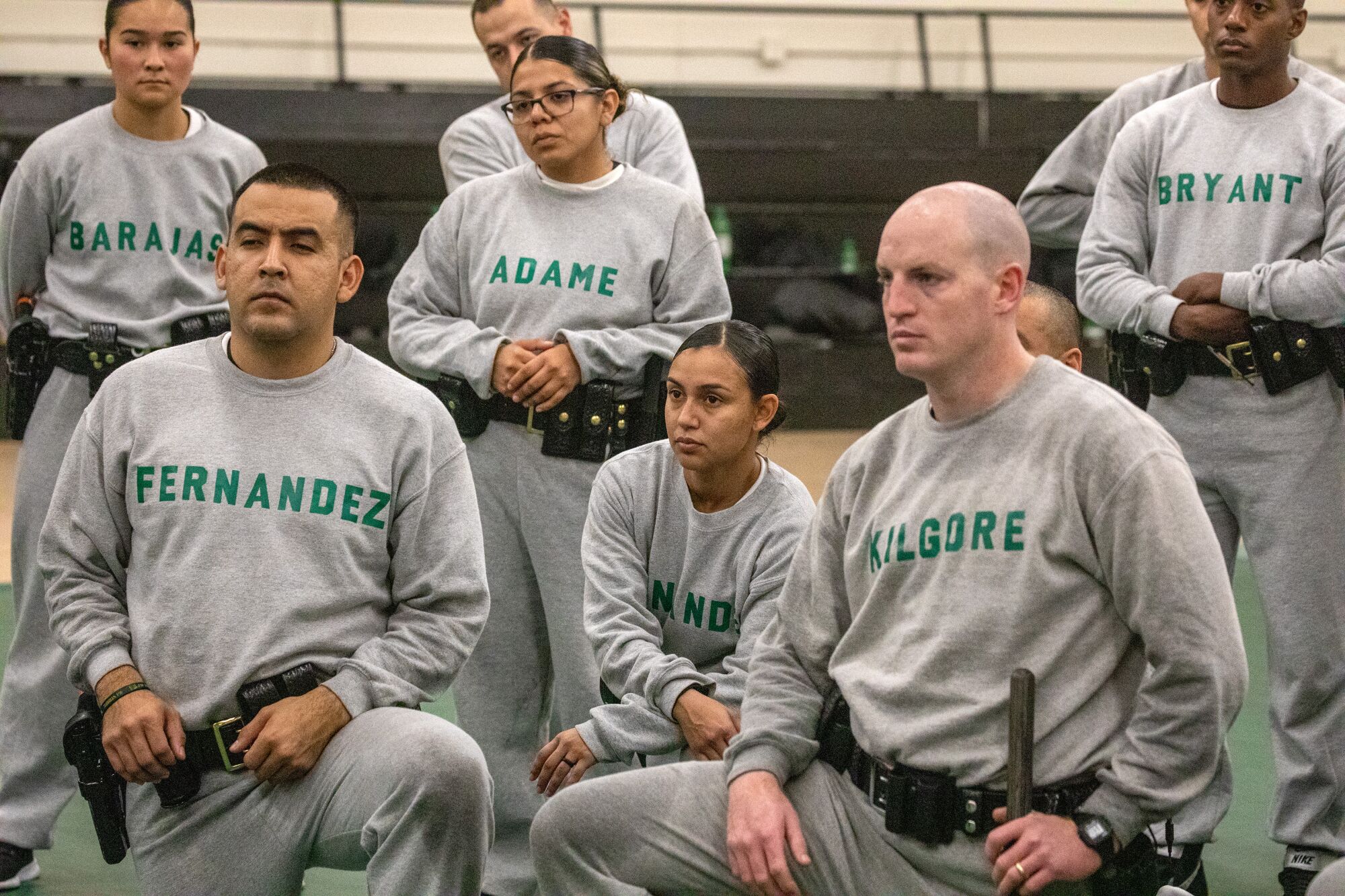 Recruits at STARS Center.