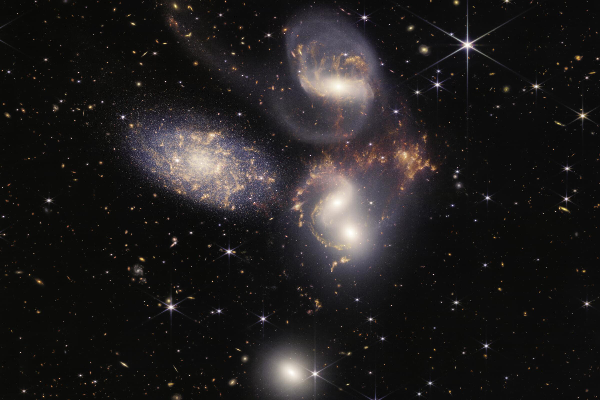 A cluster of galaxies