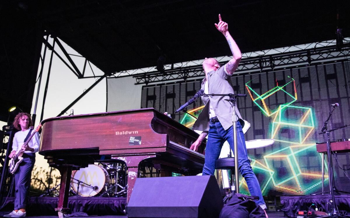 Singer-songwriter Andrew McMahon performed in the July 2020 concert of Drive-In OC.