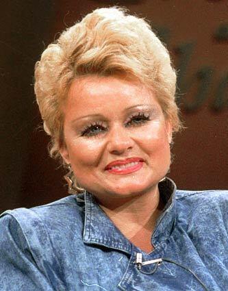 Tammy Faye Messner in 1987. That year, the downfall of her then-husband, Jim Bakker, began with the revelation that he had had a sexual encounter with a former church secretary from New York, Jessica Hahn, in a Florida motel room in 1980  and that $265,000 in ministry funds had been used to keep Hahn quiet.