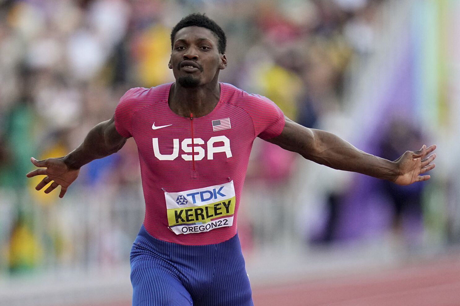 Kerley leads a U.S. sweep the 100 meters at worlds - Los Times
