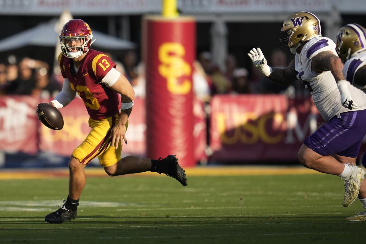 USC quarterback Caleb Williams is likely to be taken No. 1 overall by the Bears.