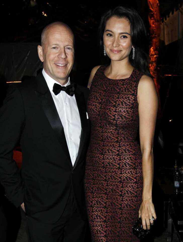 Yippee ki-yay, Bruce Willis is going to be a dad again. The 56-year-old is expecting his first baby with wife Emma early next year, making that four children for the actor, who has three daughters with ex-wife Demi Moore. The baby news broke soon after reports surfaced that Willis signed on to play John McLane again in the new action flick "A Good Day to Die Hard."