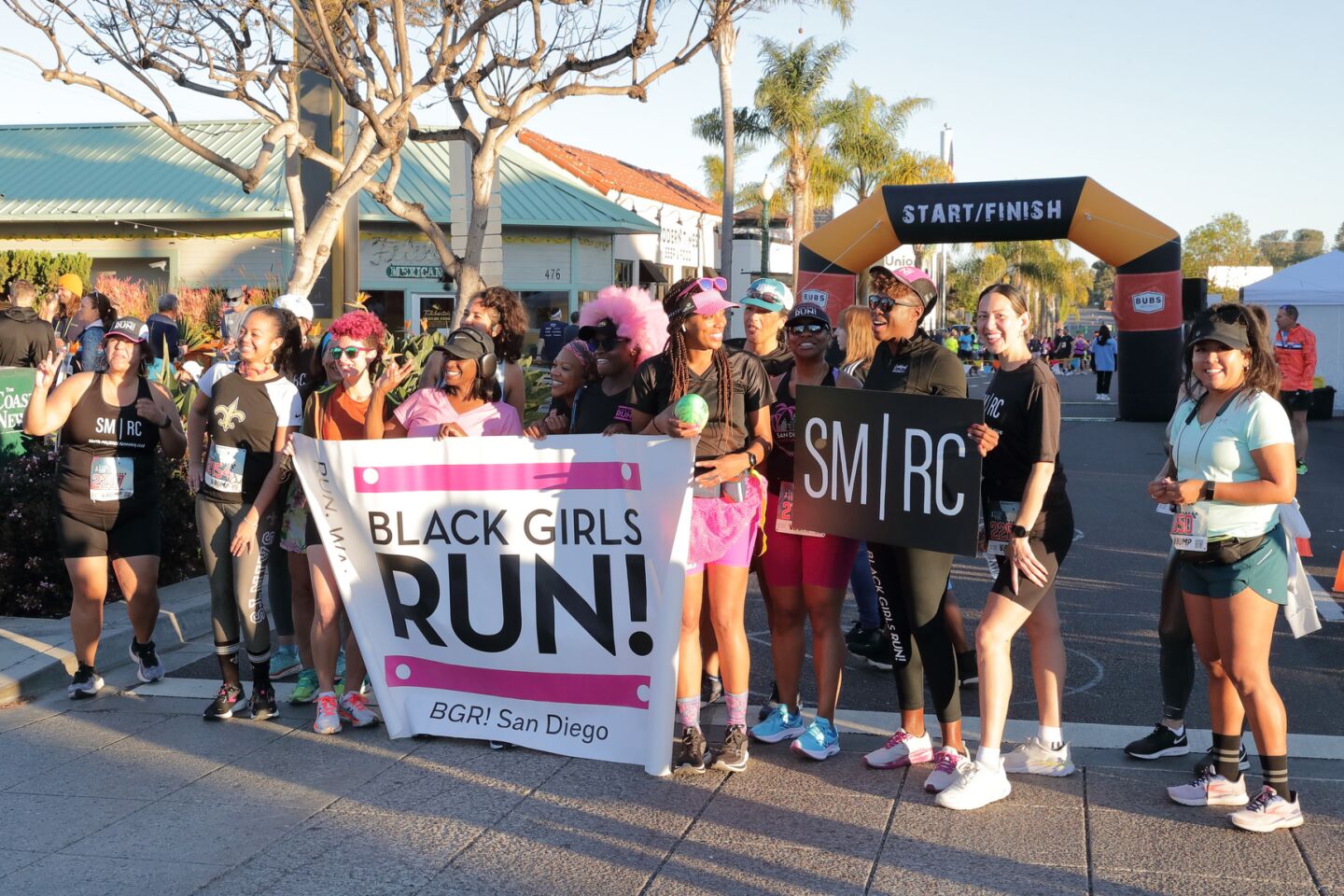 Participants from "Black Girls Run San Diego"