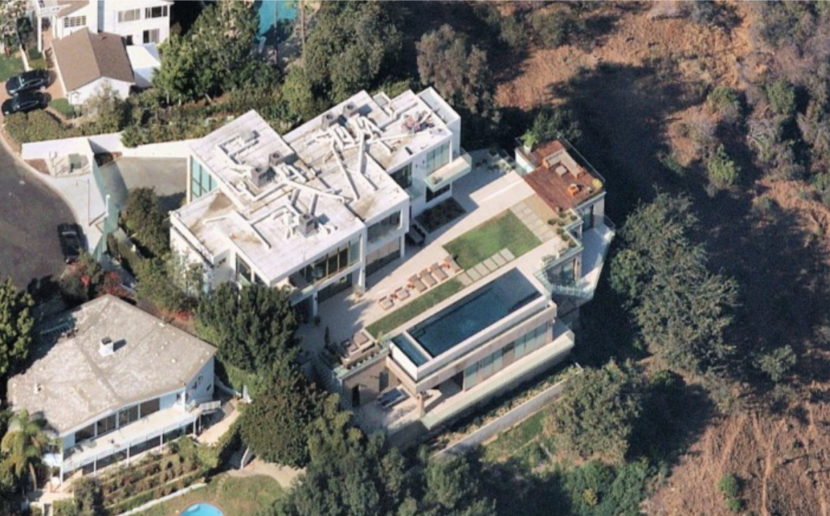 Perched on a hillside, the largest of the three Bel-Air homes that Elon Musk recently sold has 9,300 square feet.