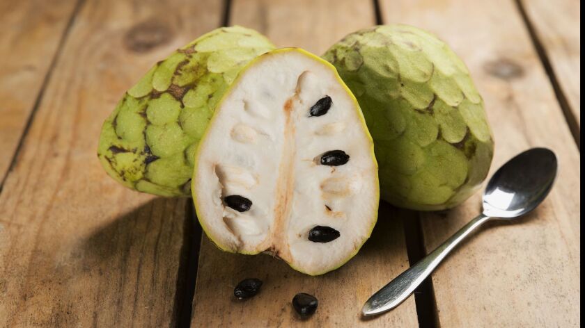 Cherimoya Has Rough Exterior Tropical Flavors The San Diego