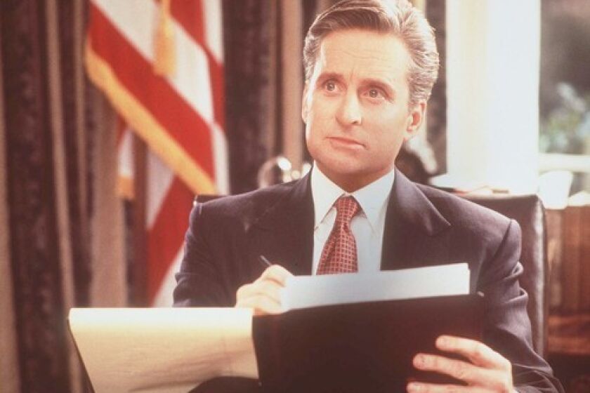 Shouldn't presidents get some love? In this romantic comedy, widower President Michael Douglas falls for a sparky environmental lobbyist, played by Annette Bening, and what do you know? She helps him get back his liberal backbone. The reality: "Bachelor President" could be a bad ABC reality series, but the country's 15th president, James Buchanan, never married. His fiance killed herself after he ignored her and he spent the 15 years prior to his presidency lived with Alabama Sen. William Rufus King, leading many to speculate that Buchanan was gay. Their families destroyed all correspondence between the two men.