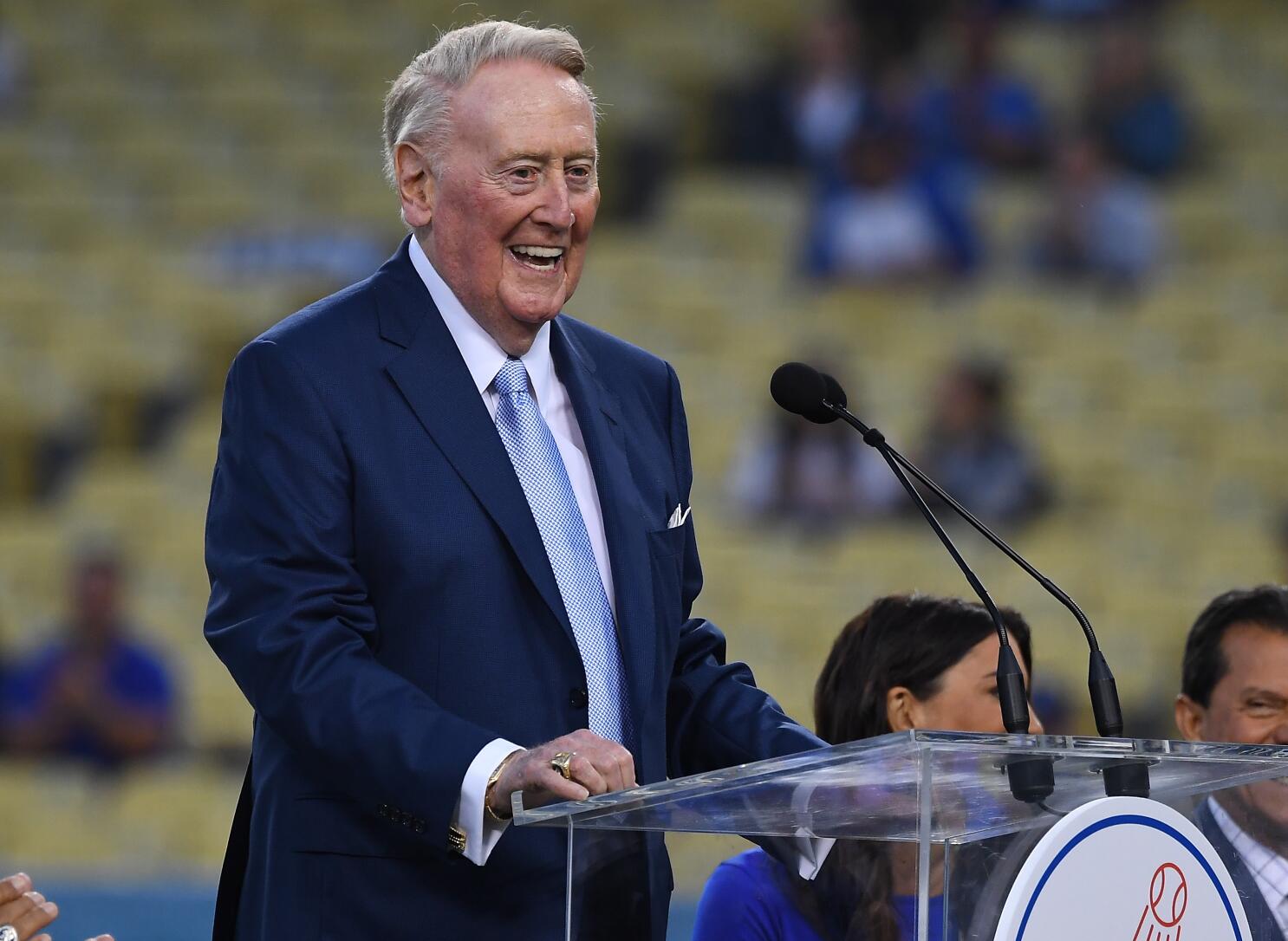 Vin Scully Dodgers Legend Thank You For The Memories 1927-2022 T