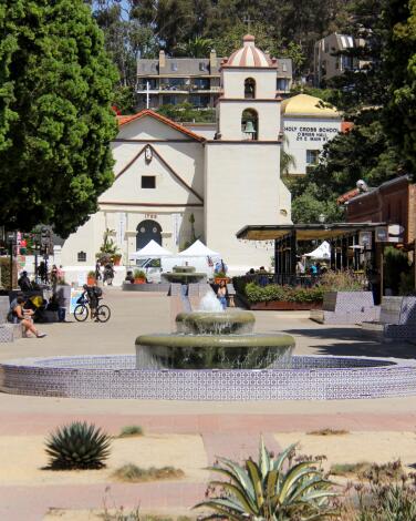 A view of Mission San Buenaventura in Ventura.