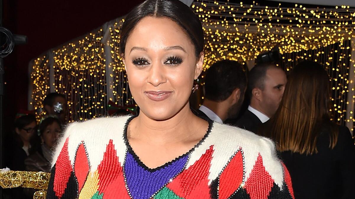 Tia Mowry isn't ashamed of her size. She also isn't pregnant.