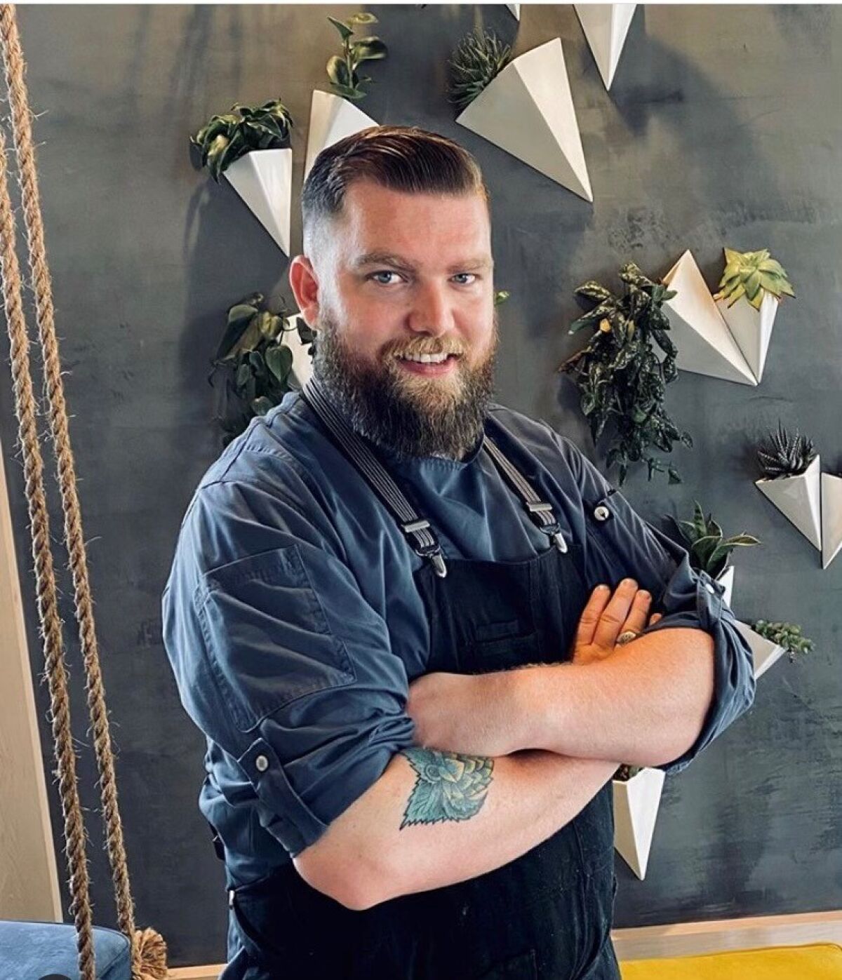 Gunnar Planter is the new executive chef at Ebullition Brew Works in Carlsbad.