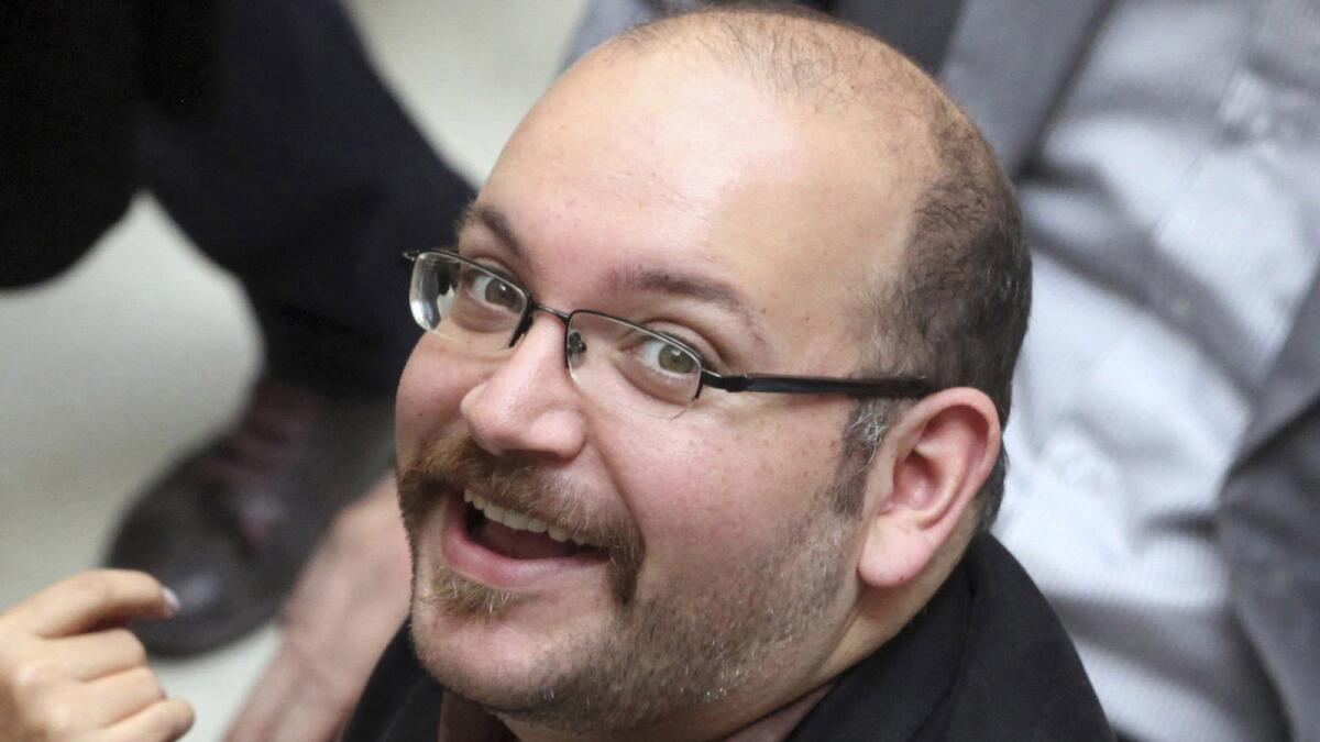 Washington Post correspondent Jason Rezaian in Tehran in 2013. Rezaian was released by Iran on Saturday after being held for 18 months.