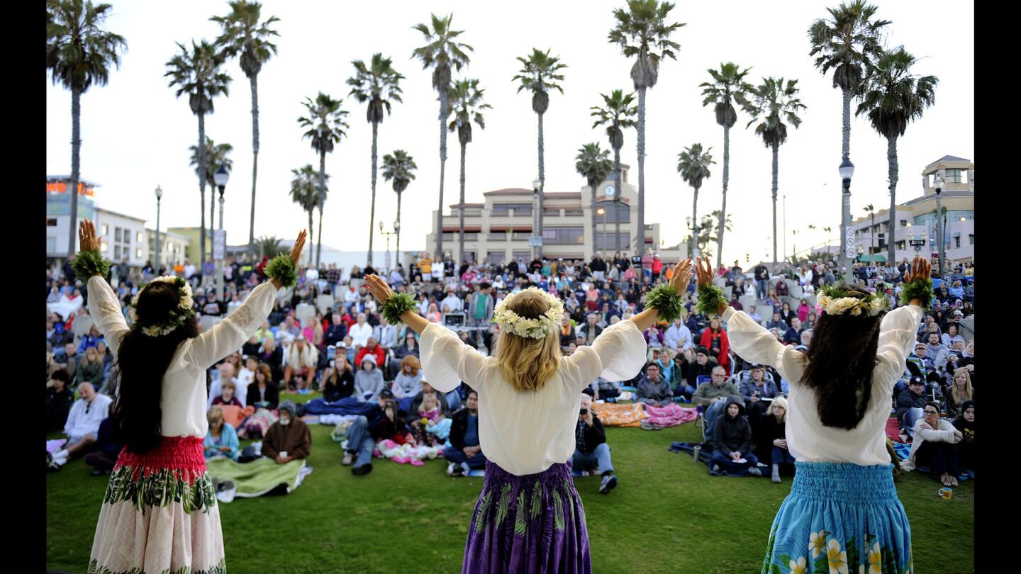 Easter sunrise service in Huntington Beach